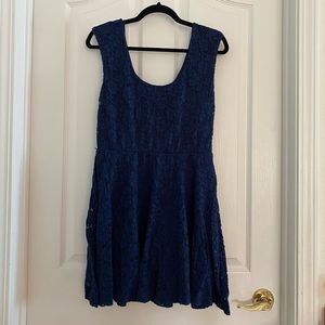 Candie’s Floral Lace Sleeveless Dress